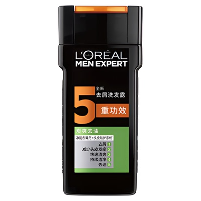 欧莱雅男士炭爽去油洗发水200ml