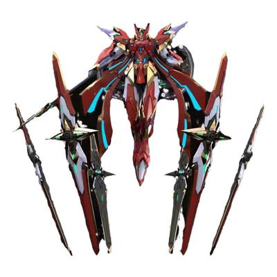 机甲红莲比例成品模型合金骨架