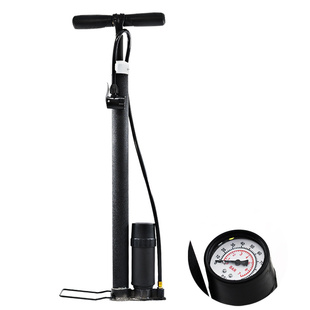 高压打气筒自行车超强气动气筒儿童通用打气管手动型充气筒气管子