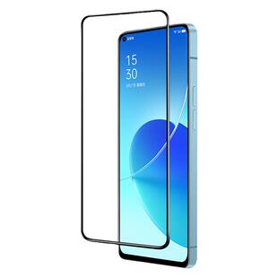 适用于opporeno6钢化膜Reno6手机膜无白边oppo蓝光opreno6全屏覆盖防摔opopreno6新款0pp0reno6玻璃贴膜reon6