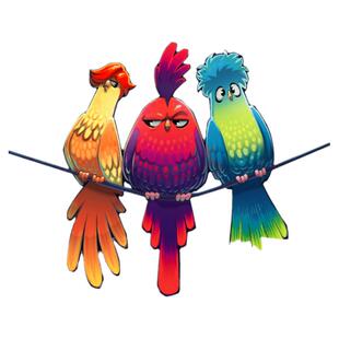 Gigamic孩可益萌鸟同框益智玩具空间思维亲子互动团队合作桌游戏