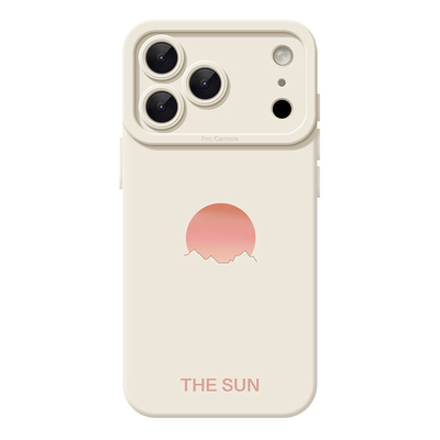 日月山川iPhone18promax苹果17小米15华为mate80简约小众P70红米K90至尊vivos30pro适用opporeno16情侣手机壳