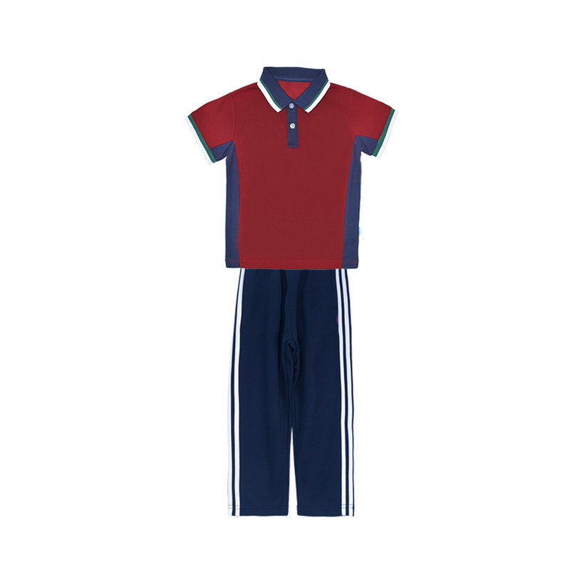 夏季中小学生班服运动装校服套装