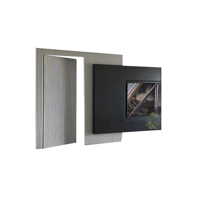 木格栅隐形门木饰面网红暗门