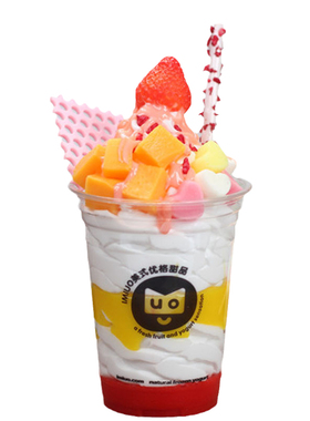 新款仿真冰激凌模型优格冰淇淋冰沙雪糕甜品展示摆件食品模型道具