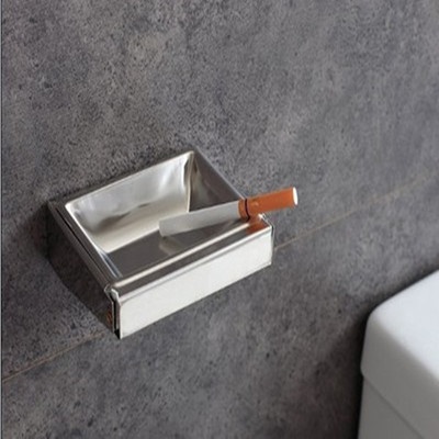 批发不锈钢壁挂式烟灰缸可翻斗易清洗高速服务区烟灰缸厕所烟灰缸