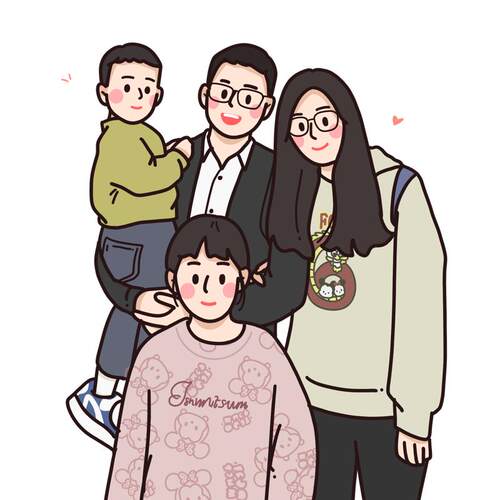 手绘q版卡通头像真人照片转漫画人物定制情侣动漫设计情头手绘画
