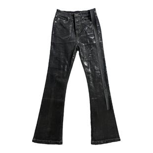 Rockowens纯手工RO蜡裤微喇高街弹力涂层牛仔 Cleanfit Vibe风