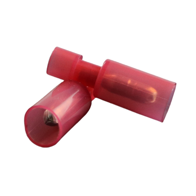 100套白色透明子弹公母对接头