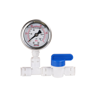 水压表 家用厨房净水器直饮水机检测试自来水龙头4分2分水管压力