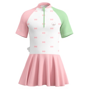 柠檬宝宝儿童泳衣女童男孩宝宝连体防晒泳装分体可爱A类游泳衣