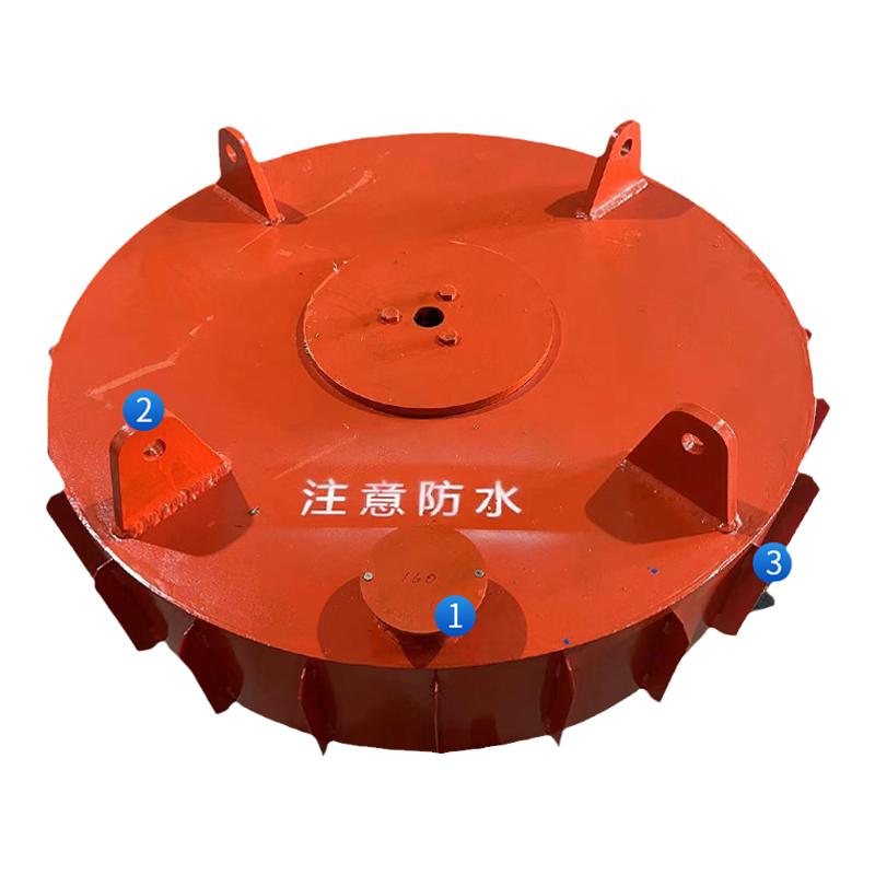 RCDB输送带悬挂电磁除铁器