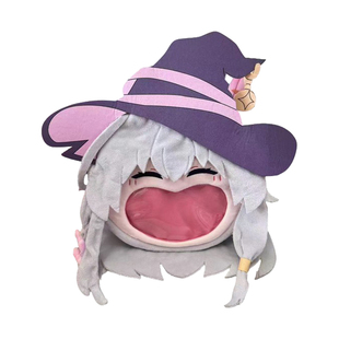 魔女之旅伊蕾娜痛包双肩斜挎单肩包玩偶公仔透明展示毛绒大嘴包包