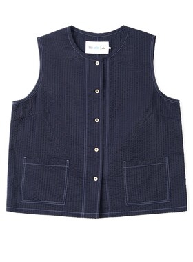 KleeKlee环保棉丝棉泡泡纱马甲