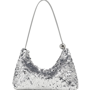 [新年礼物]CHARLES&KEITH女CK2-20681157-A亮片单肩腋下手拎包