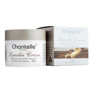 澳洲进口Chantelle香娜露儿葡萄籽绵羊油VE滋养面霜100ml无中文标