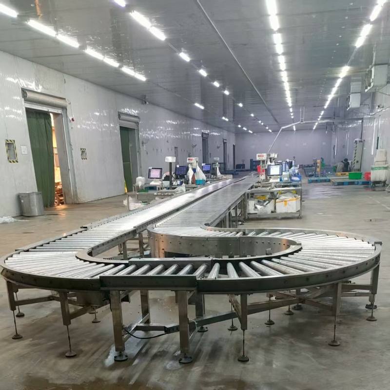 不锈钢动力无动力滚筒输送线流水线传送带滚筒架输送带滚轮输送机