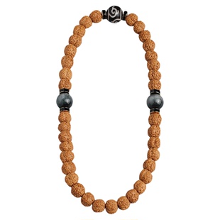 帝王花小金刚菩提子手串双圈五瓣原籽爆肉佛念珠手持男女文玩配饰