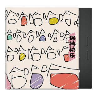 适用文石leaf5简约文字leaf3个性poke6s小白马5s阅读器tab8c磁吸Note电子书BOOX保护套Page电纸书x5s保护壳潮