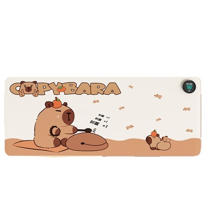 卡皮巴拉加热鼠标垫办公室发热