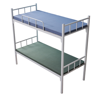 定制军绿色学校员工宿舍  单人上下床海绵床垫床褥 军训垫0.9米