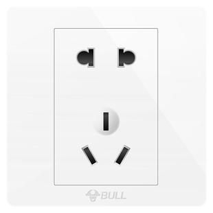 公牛开关插座旗舰店带一开5孔五孔家用电源暗装墙壁86型空调面板