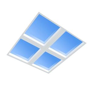 泥鸥晴空灯自然光仿窗大尺寸玄关走廊过道第三代嵌入式蓝青天空灯