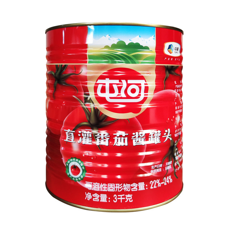 中粮屯河番茄酱3kg整箱商用番茄调味酱开店批发