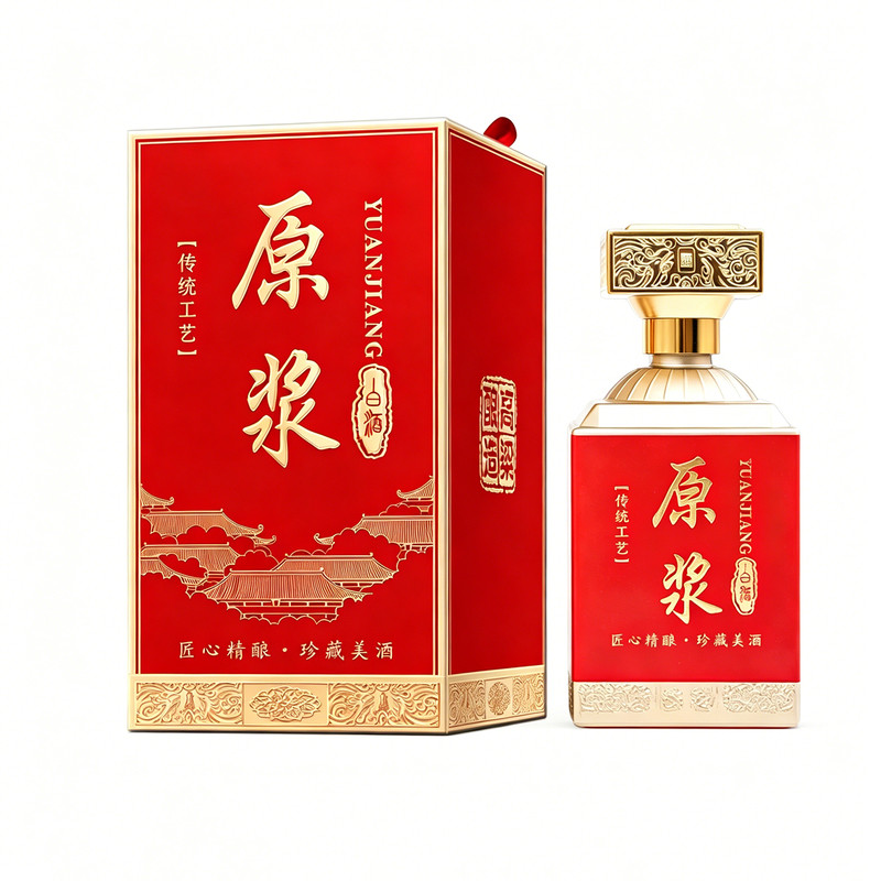 原浆白酒瓶空瓶高档密封玻璃酒壶1斤装全套包装送礼专用支持定制