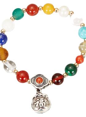 天然宝石多宝手串婴儿宝宝礼物