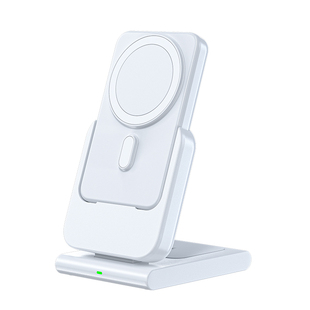 金音盾无线充电器三合一支架magsafe磁吸充电底座折叠飞机可携带适用iphone15手机苹果16手表iwatch s10耳机