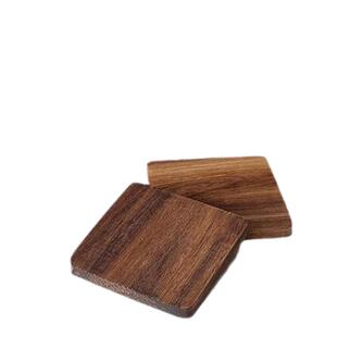 复古风相思木杯垫方形酒杯托家用茶杯隔热垫创意水杯咖啡杯防烫垫