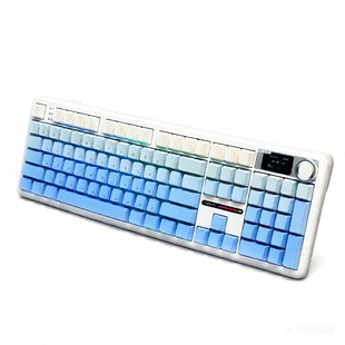 狼蛛F108pro客制化机械键盘无线RGB灯效办公电竞游戏三角洲注音文