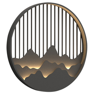 特价大门两侧壁灯防水庭院壁挂灯柱子装饰灯户外山水壁灯圆形壁灯