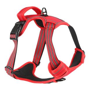 XCHO小宠狗胸背带外出狗牵引绳背心式工字型防爆冲大型犬柯基溜狗