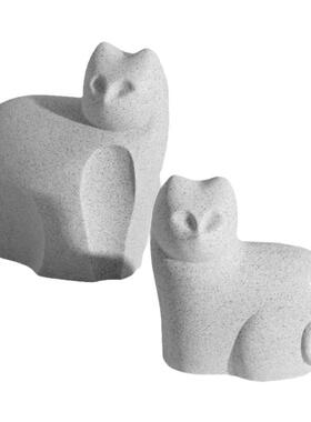 样板间摆件玄关动物简约自然现代