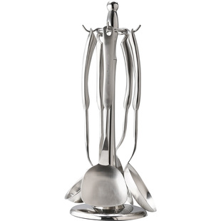 Othello欧德罗18/10不锈钢锅铲煎铲粉爪汤勺漏勺旋转架6件套