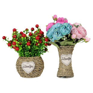 家居 清雅仿真假花束客厅装饰电视柜北欧ins餐桌面塑料花艺摆件设