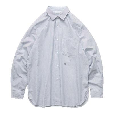 NANAMICA日产包纱芯条纹休闲衬衫