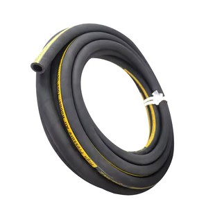 夹布橡胶耐高压空压机软管/凿岩机黑色胶管水管 帘子线布纹整18米