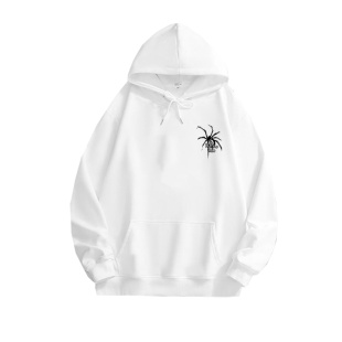 无性别高级感美式重磅连帽卫衣男复古宽松加绒保暖秋冬chic外套潮