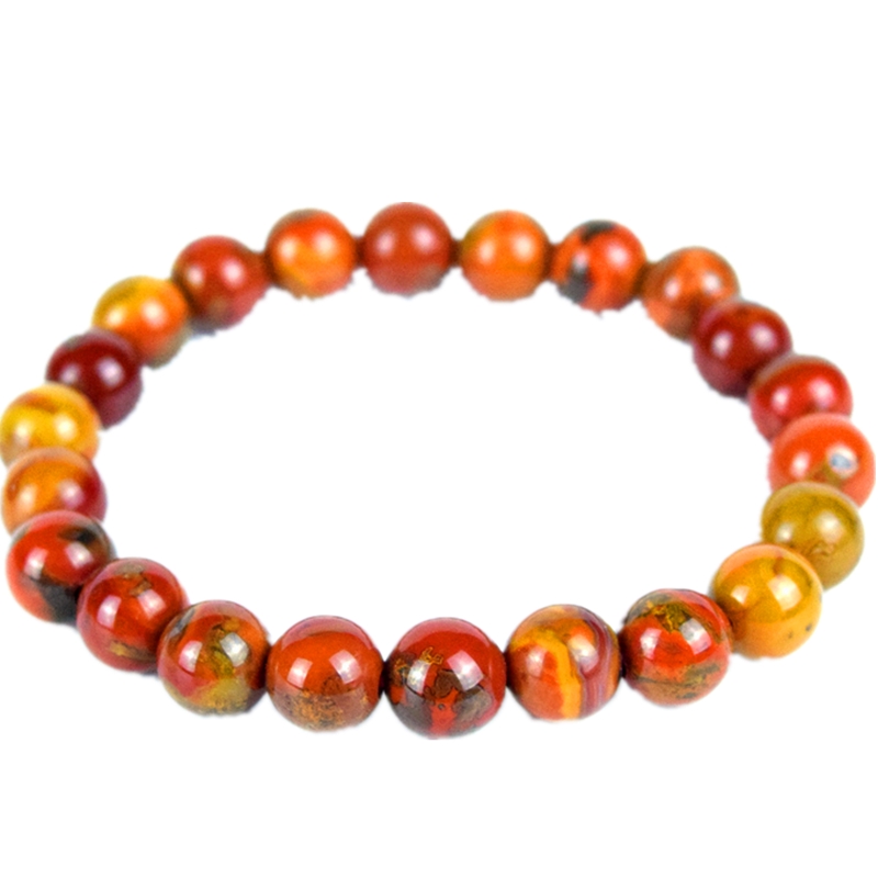 天然保真宣化战国红南红玛瑙男女学生情侣款水晶手串链礼物念佛珠