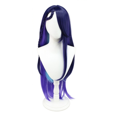 思越 王者 海月 cos 假发 原始皮 渐变蓝紫长发 玫瑰内网