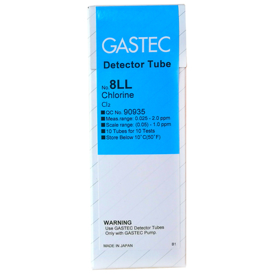Cl2氯气体检测管GASTEC测毒管ppm