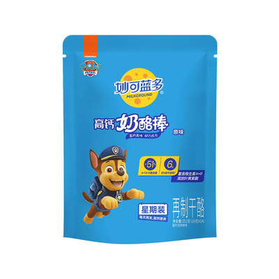 妙可蓝多汪汪队高钙常温奶酪棒252g儿童零食休闲零芝士棒