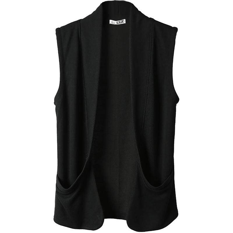 春夏男士马甲坎肩韩版修身无袖针织开衫薄款马夹背心个性潮流外套