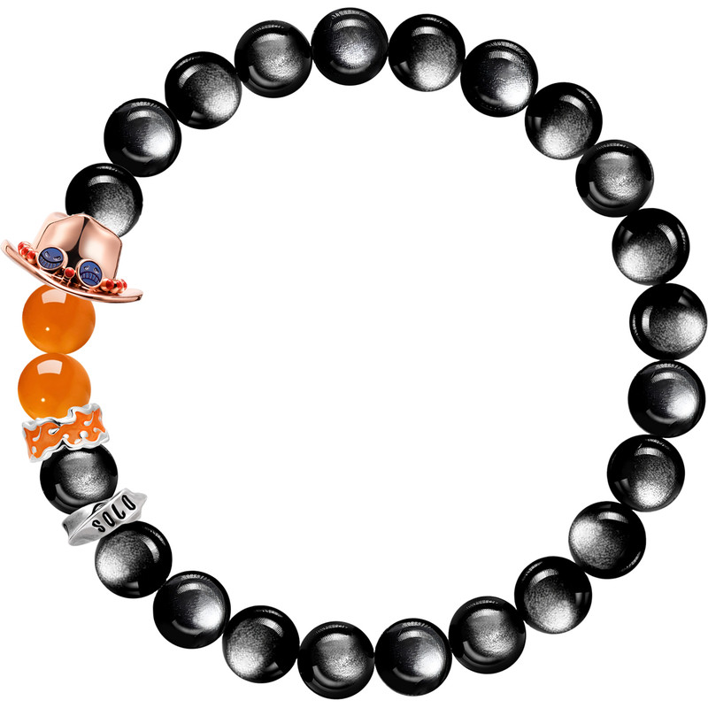 RASTACLAT SOLO航海王彩色帽子 路飞新中式男女情侣手链串礼物
