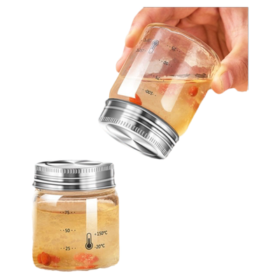 可蒸煮燕窝分装瓶食品级玻璃鲜炖花胶专用密封罐耐高温炖盅304盖