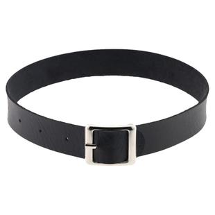 皮质柳钉颈带黑色爱心项圈颈圈锁骨链项链铃铛女饰品朋克颈环cos