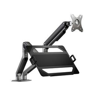 Brateck北弧双屏显示器支架电脑办公机械悬臂笔记本一拖二E350-2